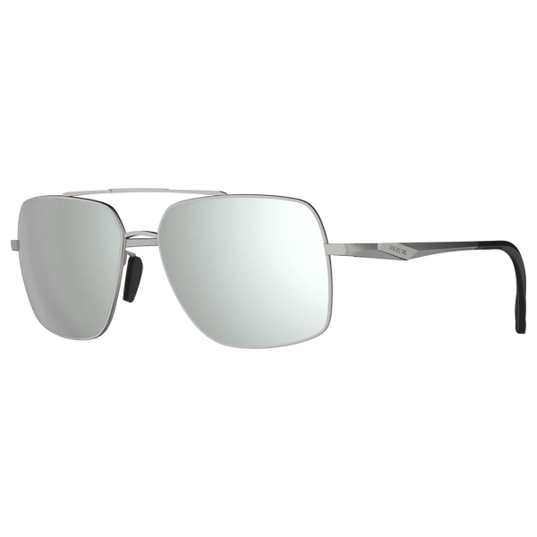 BEX WING MATTE SILVER, GRAY AND SILVER SUNGLASSES 