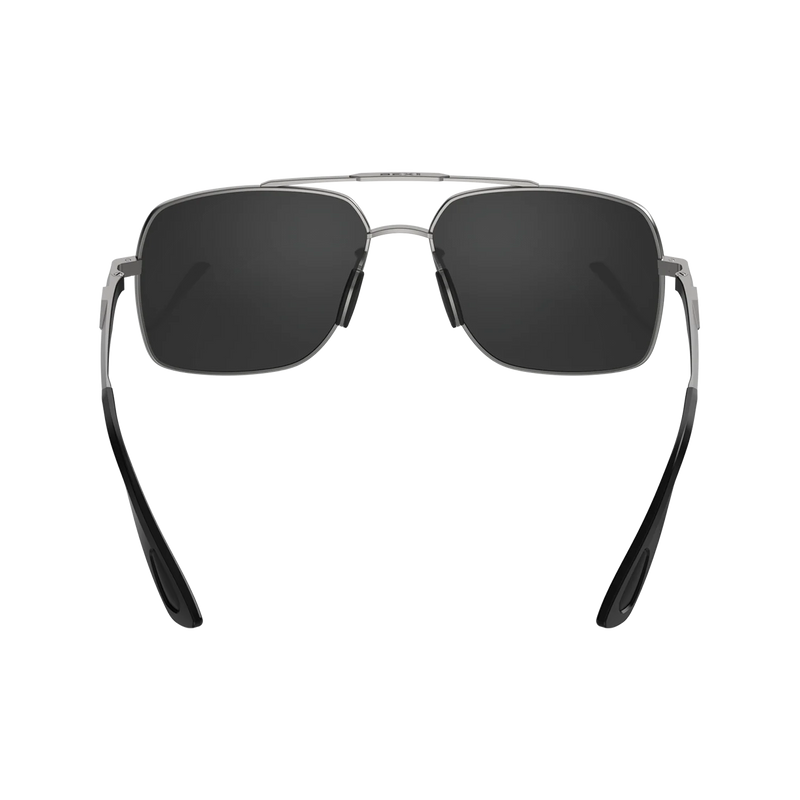 BEX WING MATTE SILVER, GRAY AND SILVER SUNGLASSES 