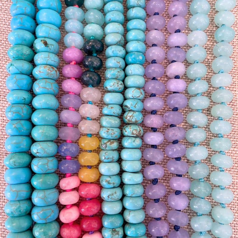 Christina Greene Sweet Stone Beaded Knotted Necklace - Pastel