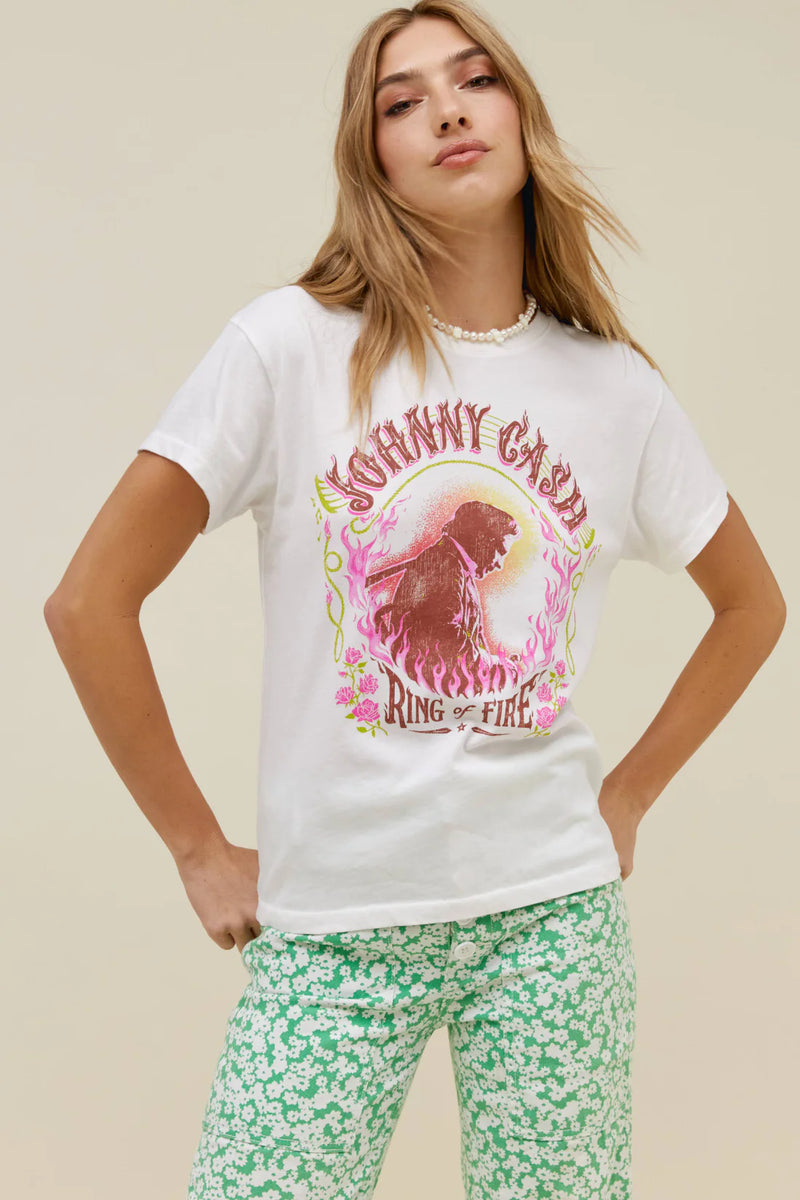 DAYDREAMER JOHNNY CASH RING OF FIRE TEE