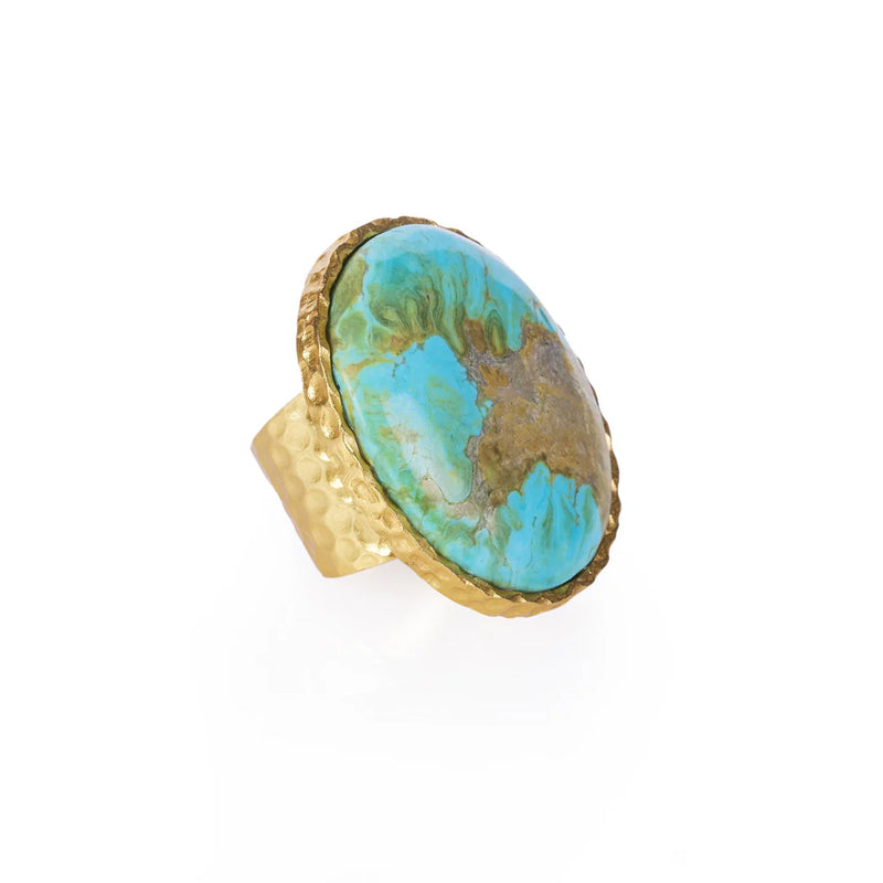 Christina Greene Statement Ring - Turquoise