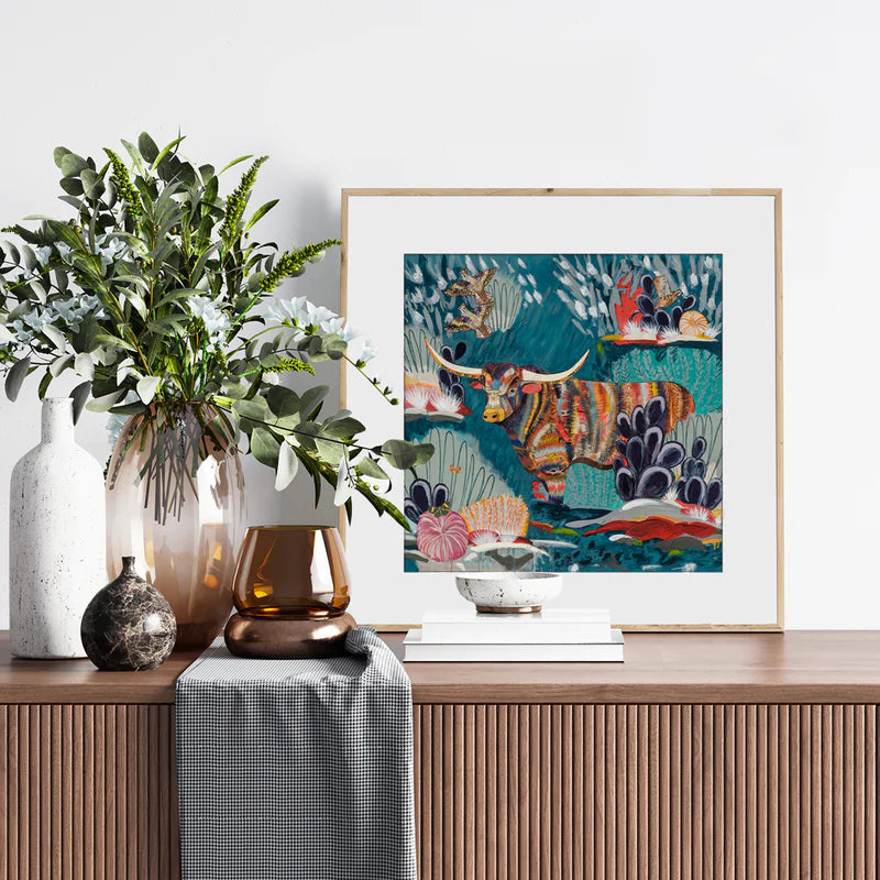 DOLAN GEIMAN TEXAS FLUSH 20X20 PRINT