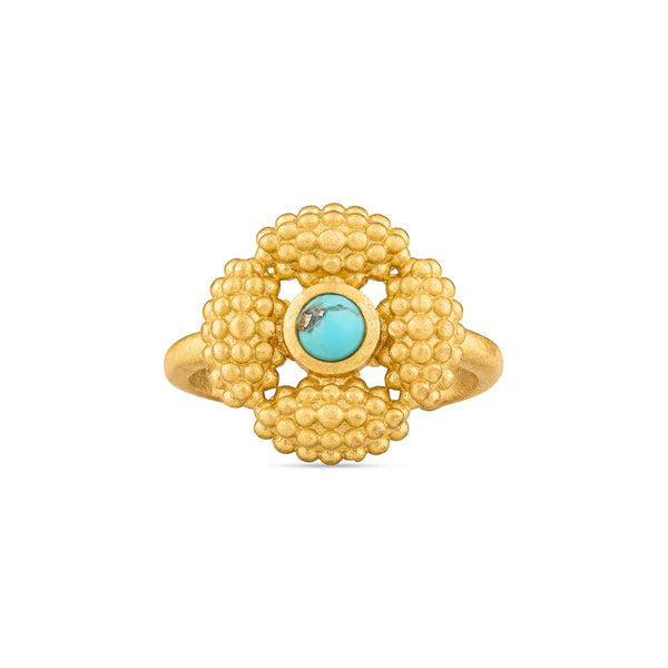 CHRISTINA GREENE SWEET CLOVER RING- ADJUSTABLE 