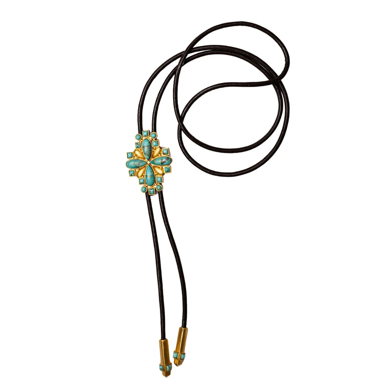 Christina Greene Thunder Creek Turquoise Bolo Tie