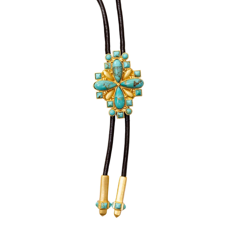 Christina Greene Thunder Creek Turquoise Bolo Tie