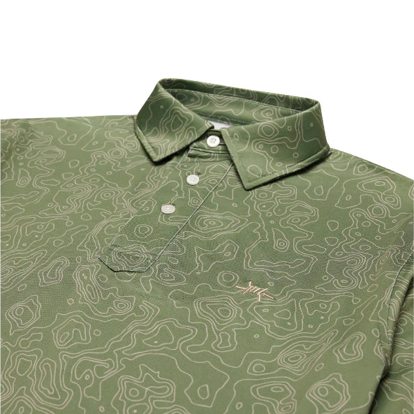 Texas Standard Big Bend Topo Polo - Agave