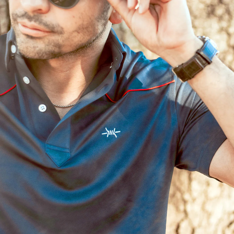 TEXAS STANDARD Lariat Western Polo - Lone Star