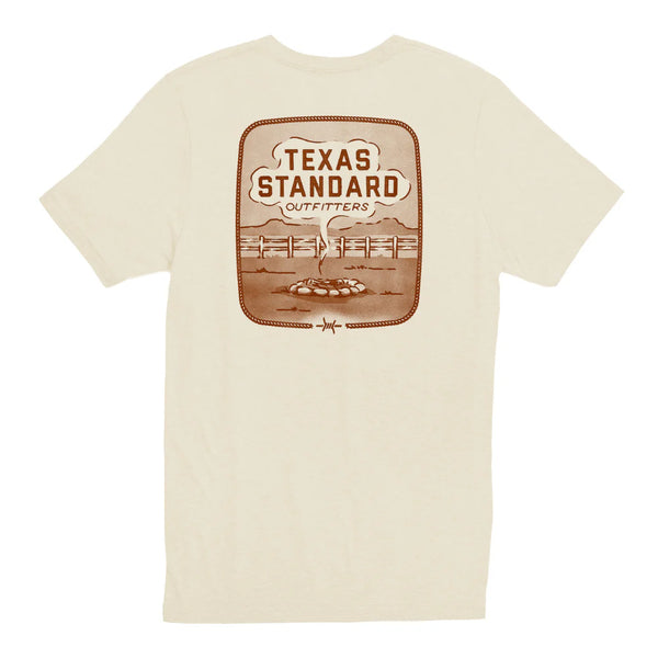 TEXAS STANDARD Heritage Printed Tee - Smoke