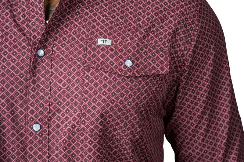 Ferrell The Nicholas - Long Sleeve Snap Shirt