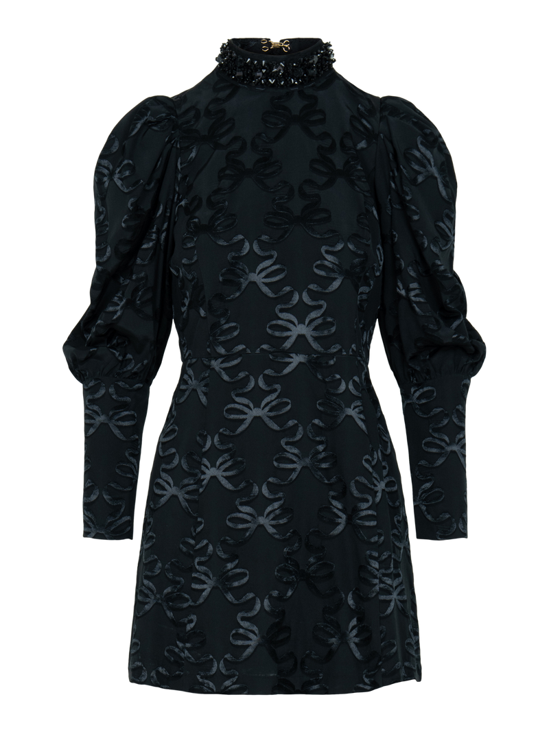 Emily Mccarthy Zoe Mini Bow Dress