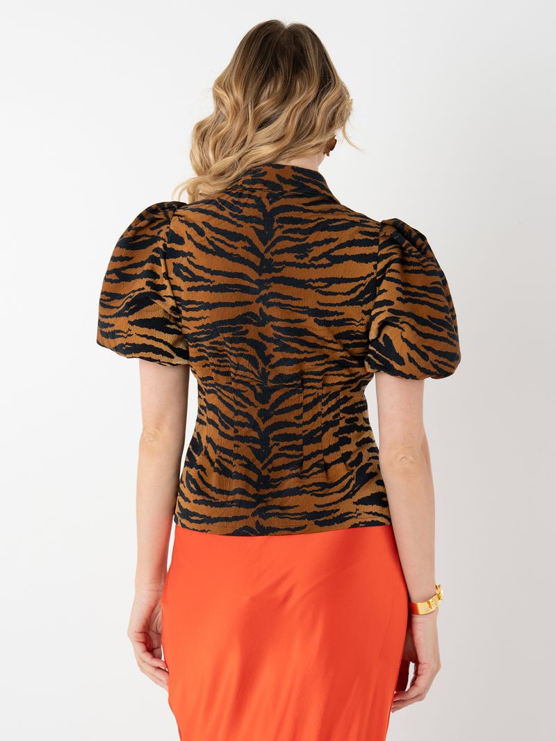Emily Mccarthy Britt Jacquard Top 