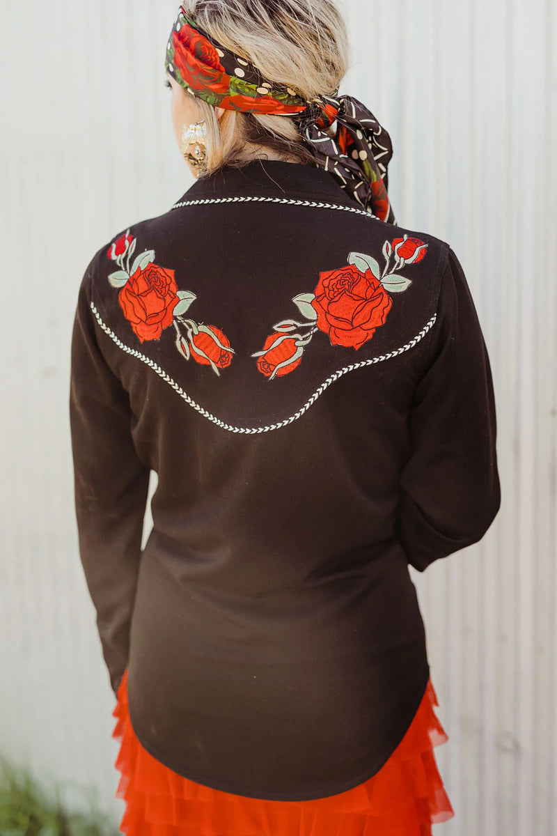 RODEO QUINCY RANCH ROSE BLOUSE
