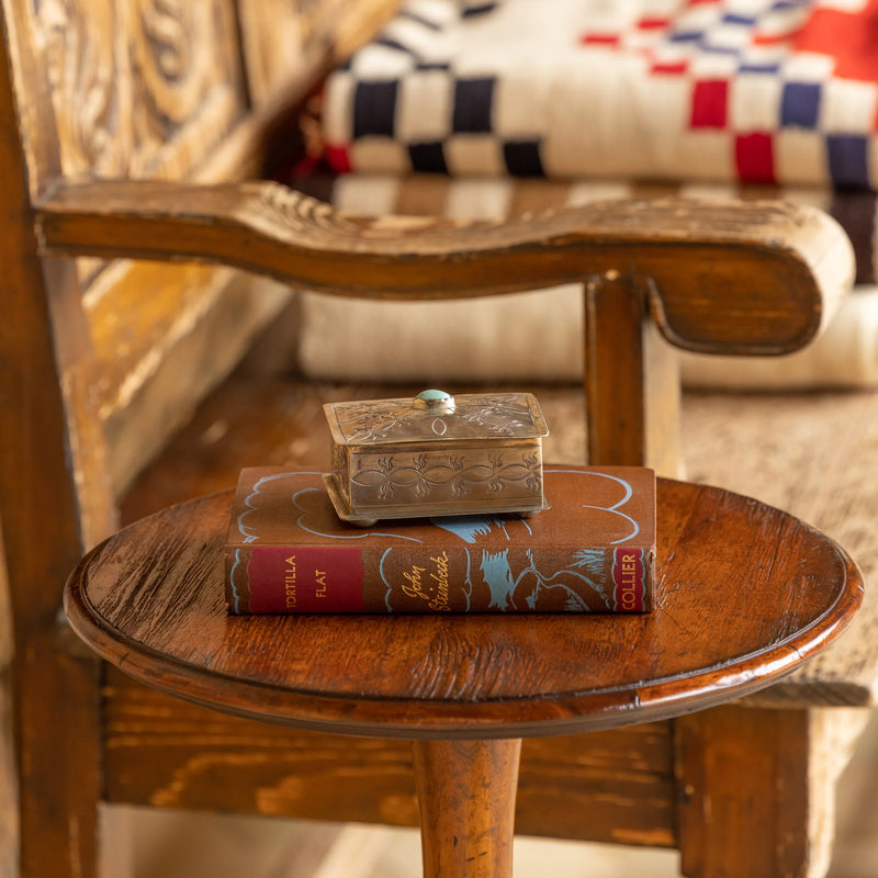 J. Alexander Small Stamped With Turquoise Box