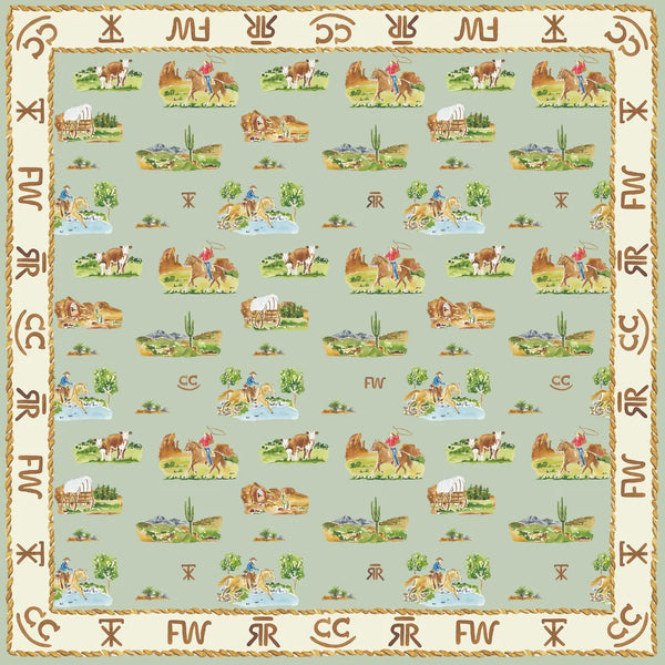 Catherine Cartie Western Toile Scarf