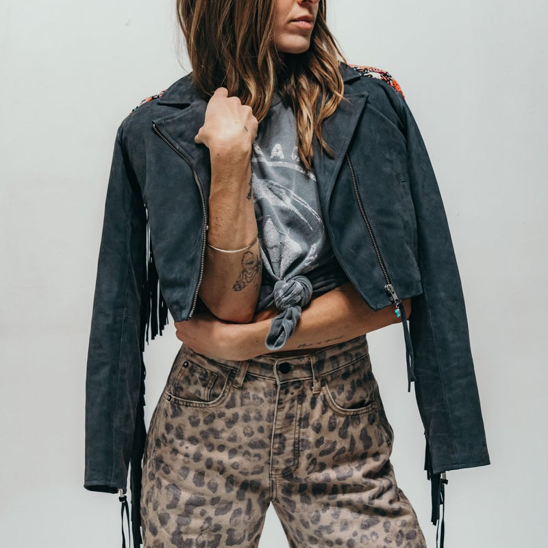 Hannah Mead Levy Rambler Leather Moto