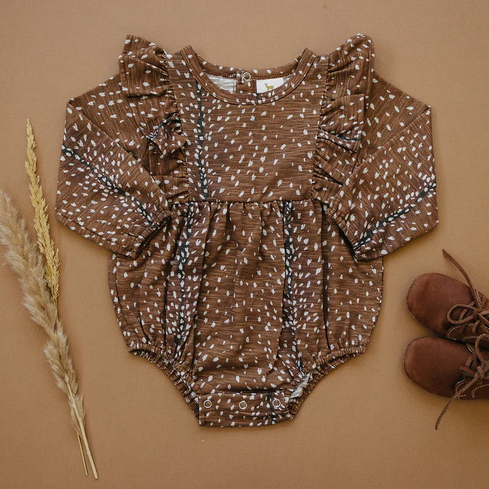Velvet Fawn Bubble Fawning Over You Onesie