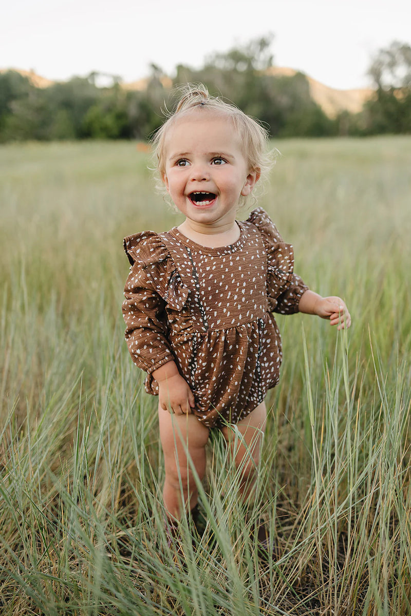 Velvet Fawn Bubble Fawning Over You Onesie