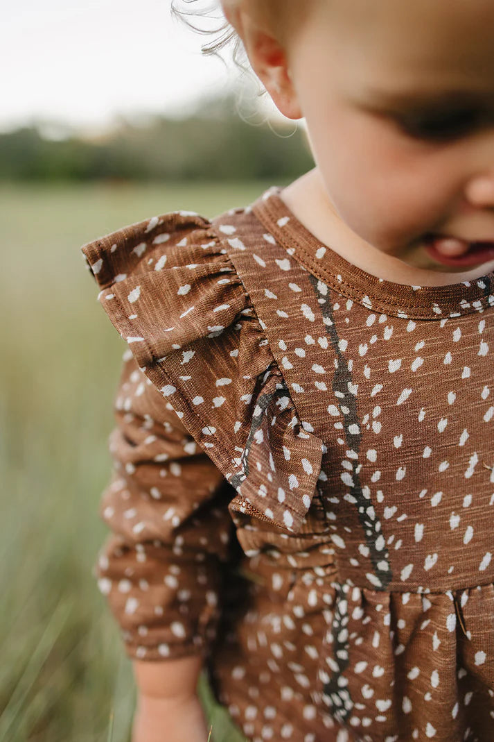 Velvet Fawn Bubble Fawning Over You Onesie