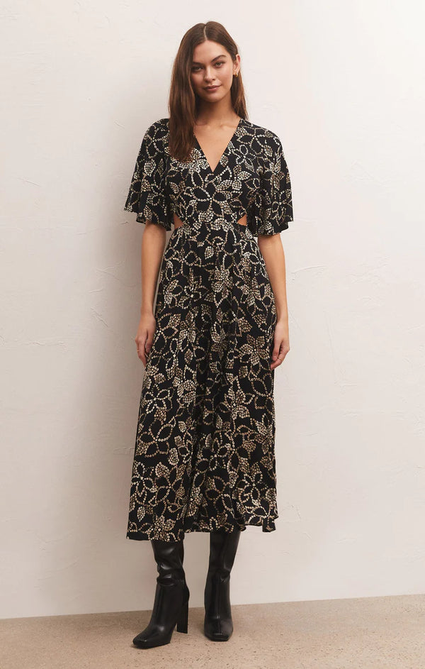Z SUPPLY IRIS BATIK MIDI DRESS