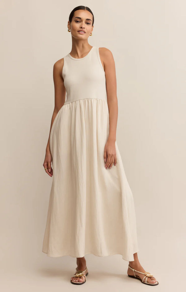 Z Supply Charlotte Rib Midi Dress