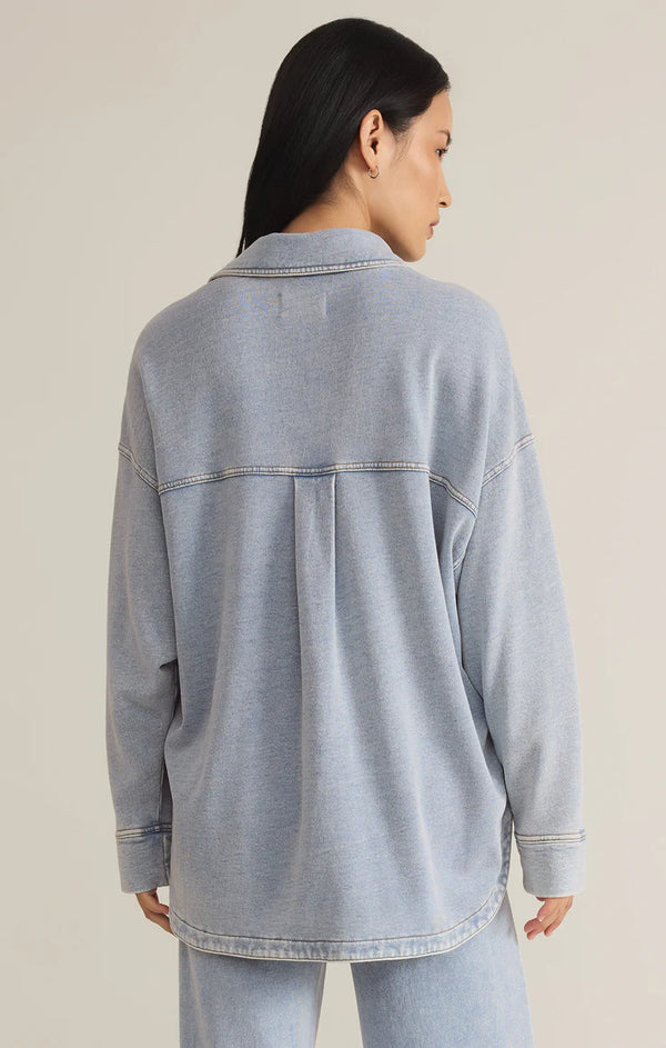 Z Supply All Day Knit Denim Jacket