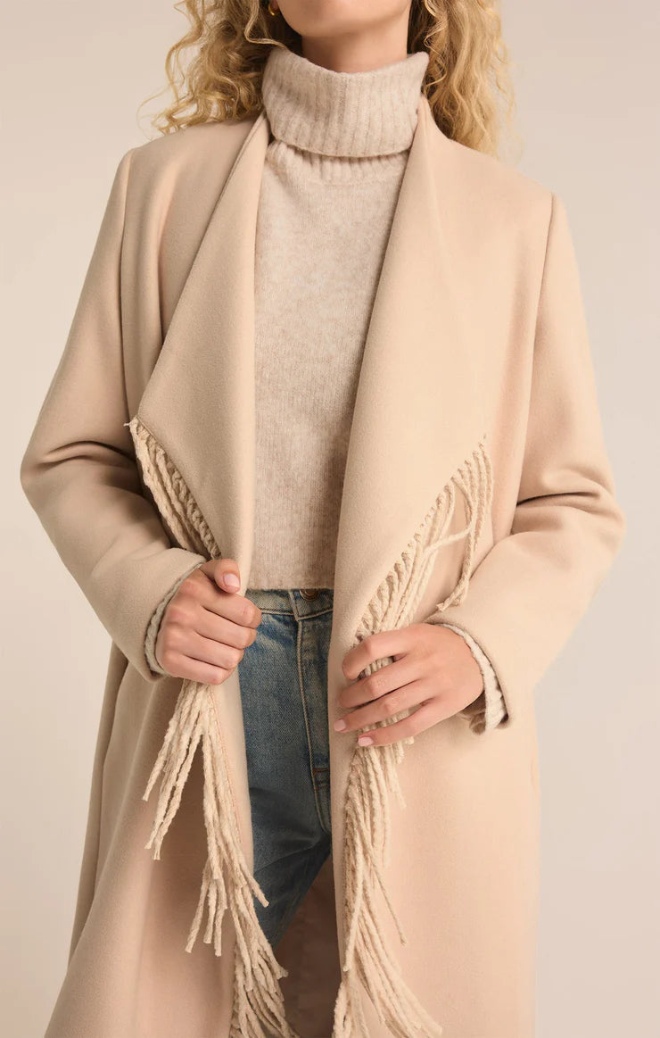 Z SUPPLY Alchemist Fringe Coat