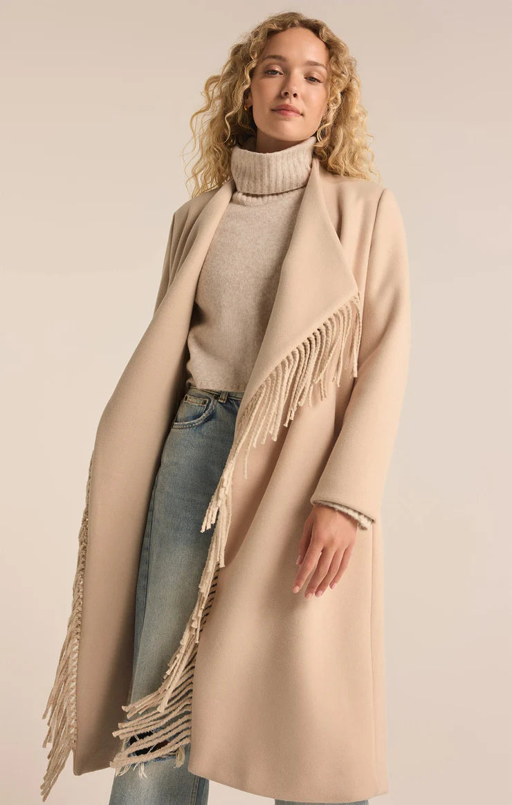 Z SUPPLY Alchemist Fringe Coat