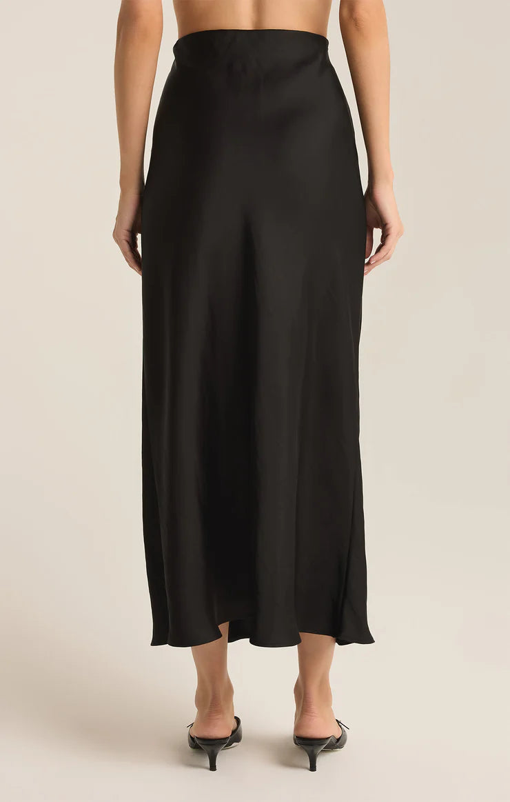 Z Supply Europa Luxe Sheen Midi Skirt