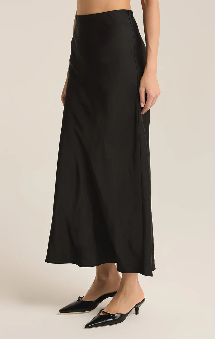 Z Supply Europa Luxe Sheen Midi Skirt