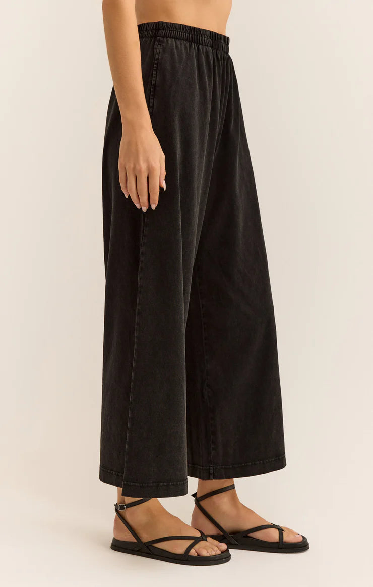 high rise, crop flare pant
