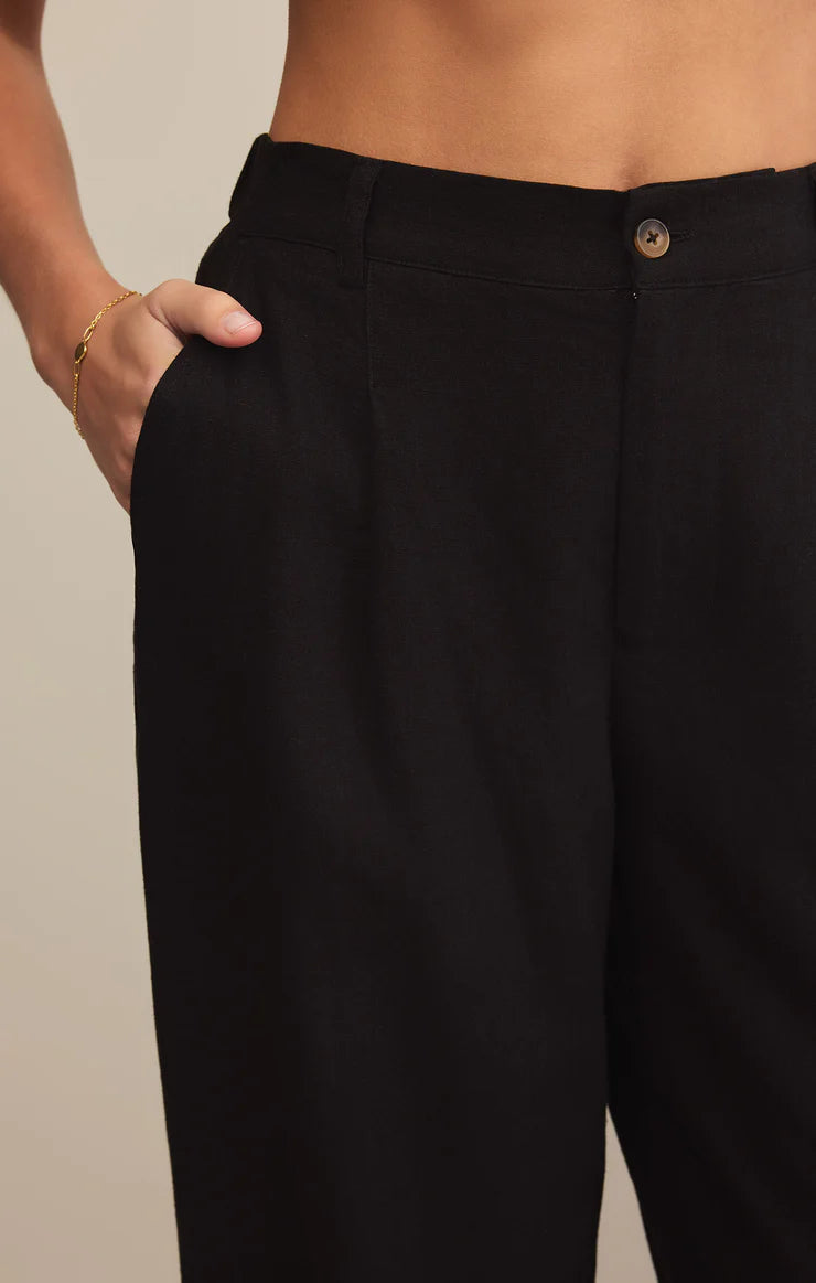Z Supply Topanga Wide Leg Linen Pant