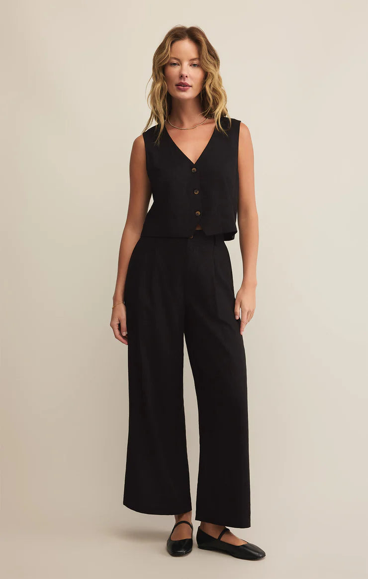 Z Supply Topanga Wide Leg Linen Pant