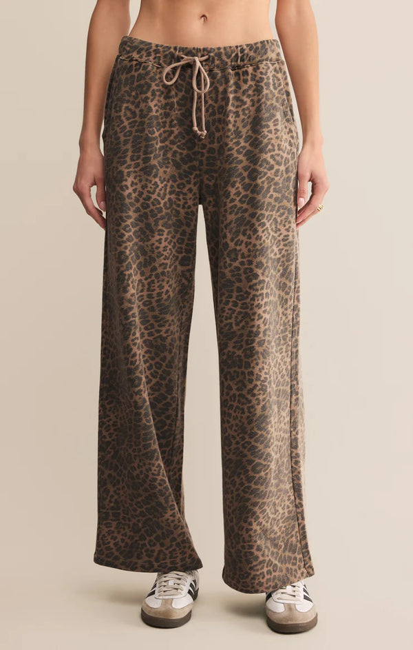 Z Supply Hunter Knit Leopard Pant