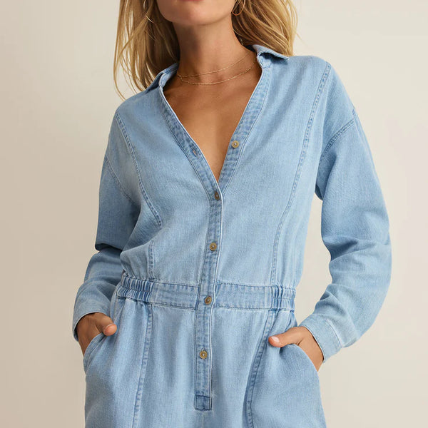 Z Supply Sully Chambray Romper – Maverick Fine Western Wear