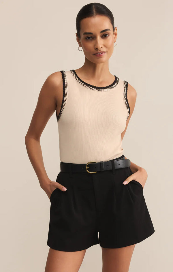Z Supply Social Whipstitch Tank