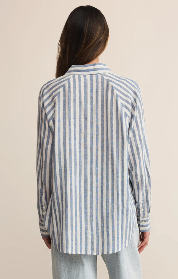 Z Supply Perfect Linen Striped Top