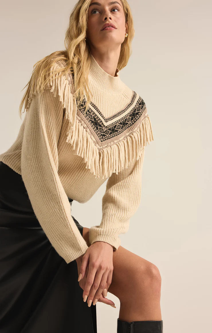 Z Supply North Fringe Sweater