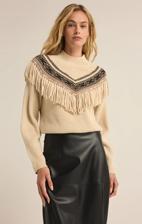 Z Supply North Fringe Sweater