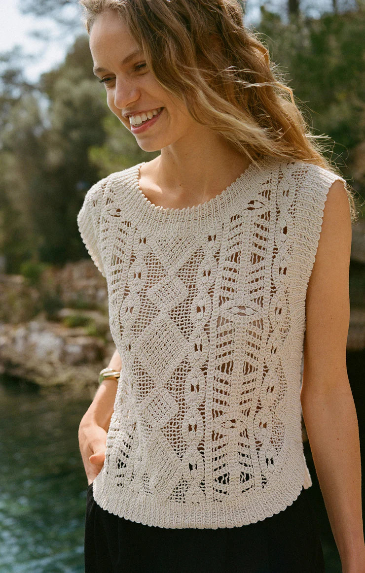 Z Supply Baroque Crochet Sweater Top – Maverick Fine Western