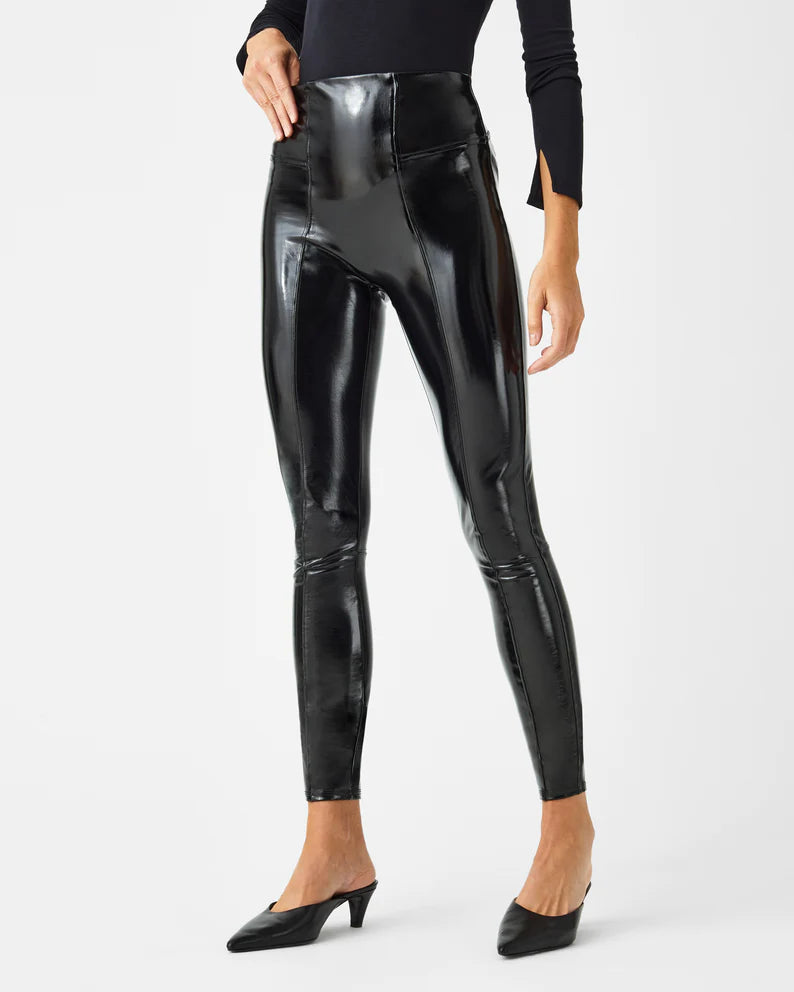 Spanx Faux Patent Leather Leggings