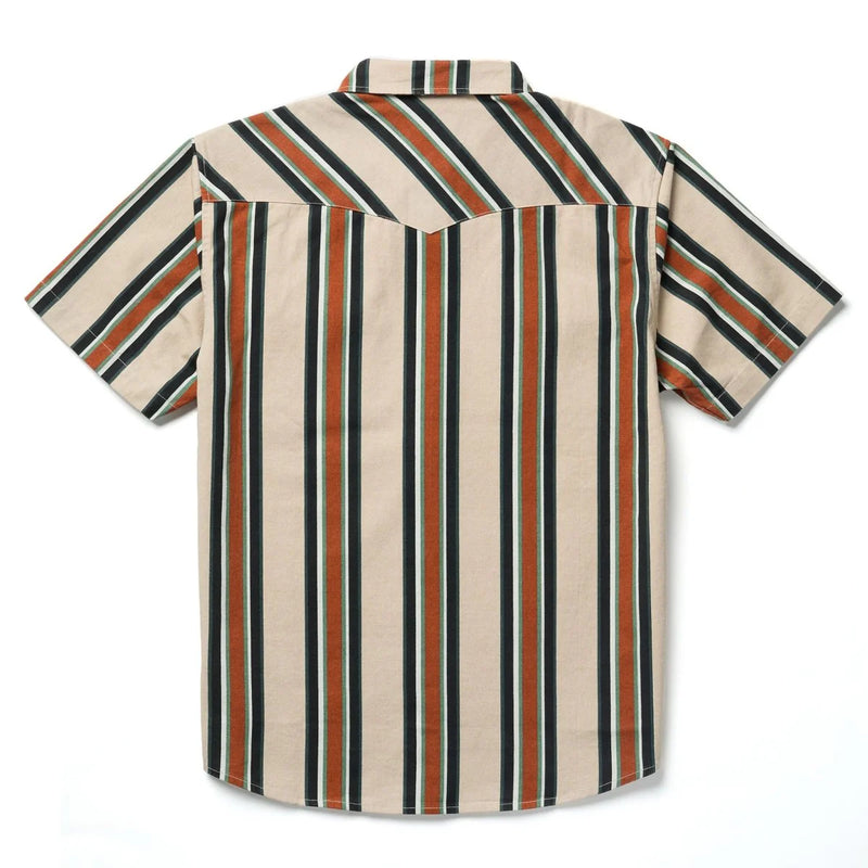 Amarillo Short Sleeve Shirt Stone Stripe