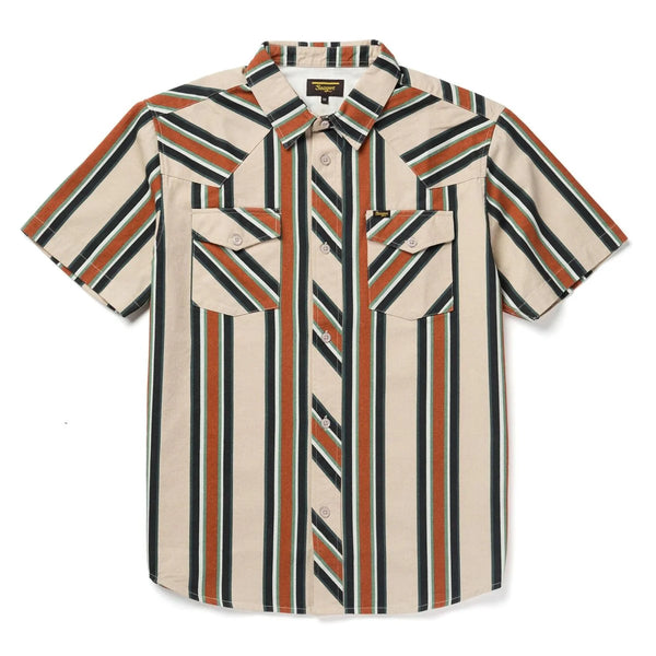 Amarillo Short Sleeve Shirt Stone Stripe