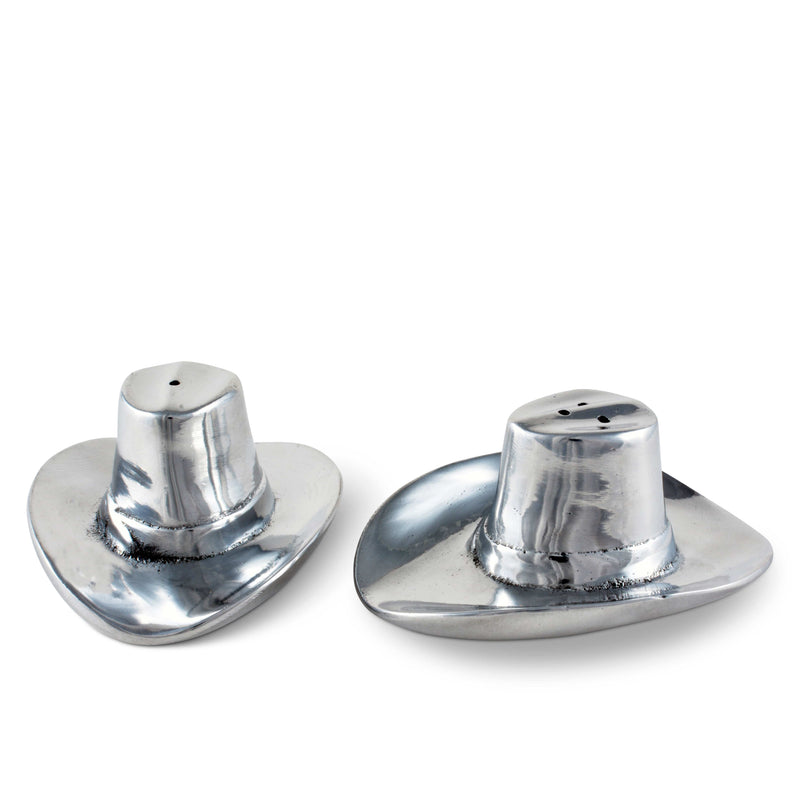 Arthur Court Cowboy Hat Salt and Pepper Shakers