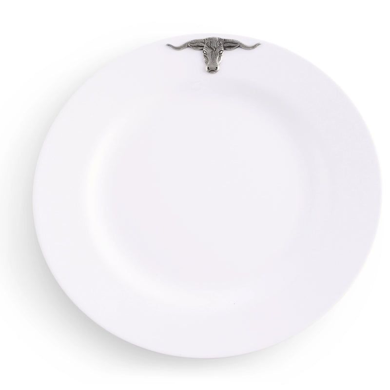 Arthur Court Longhorn Melamine Lunch Plates - Set of 4