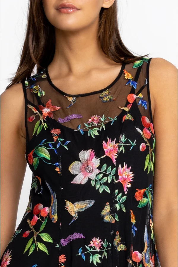 JOHNNY WAS EMILDA MESH DRESS