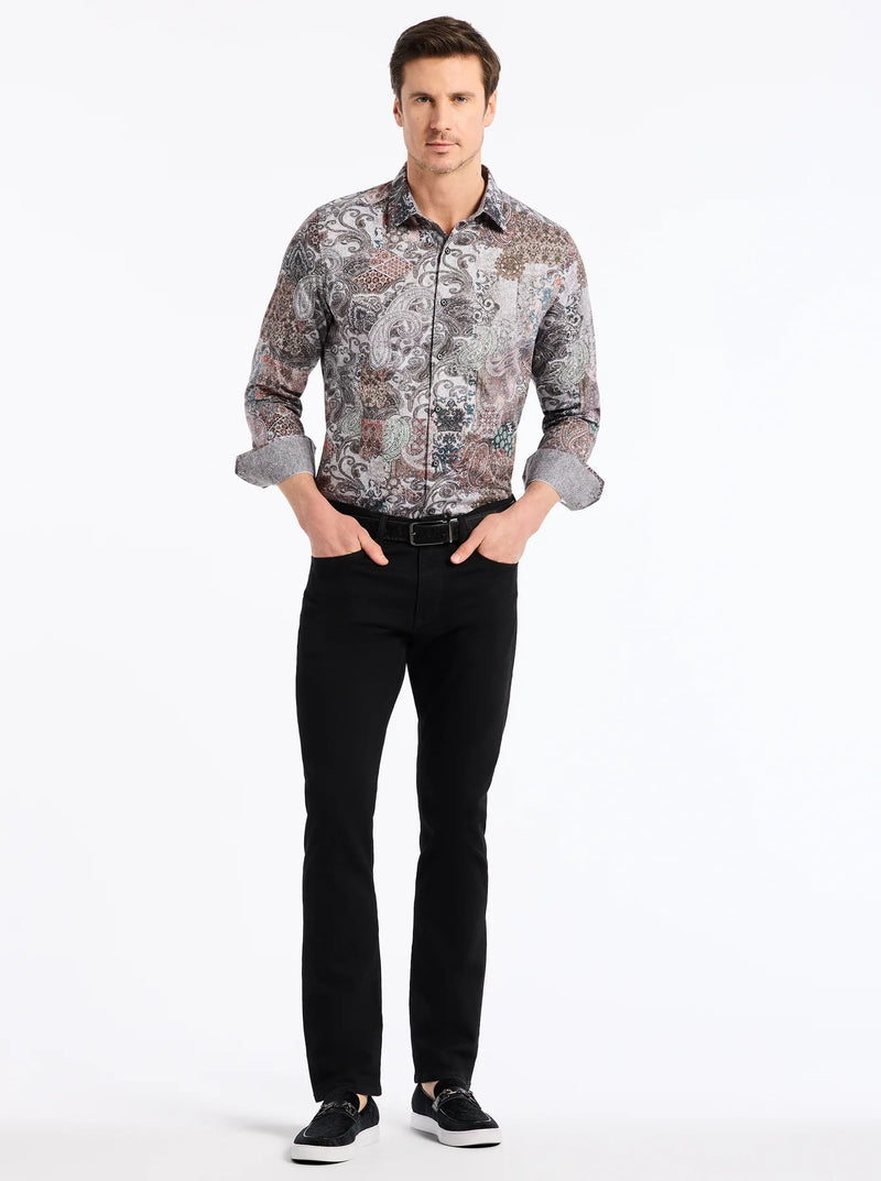 ROBERT GRAHAM REMSEN LONG SLEEVE BUTTON DOWN SHIRT