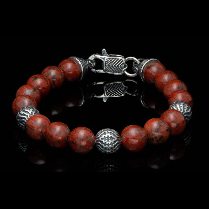 William Henry Seaside Red Jasper Bracelet