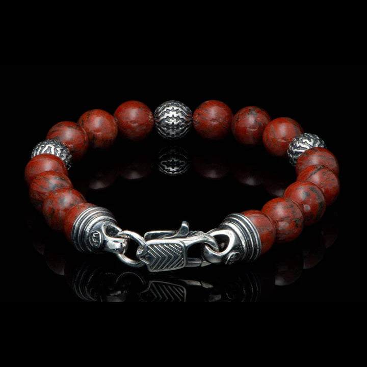 William Henry Seaside Red Jasper Bracelet