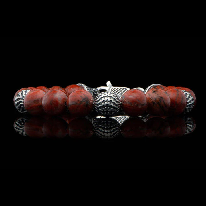 William Henry Seaside Red Jasper Bracelet