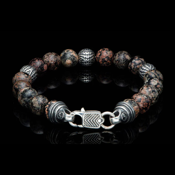 William Henry Seaside Red Obsidian Bracelet